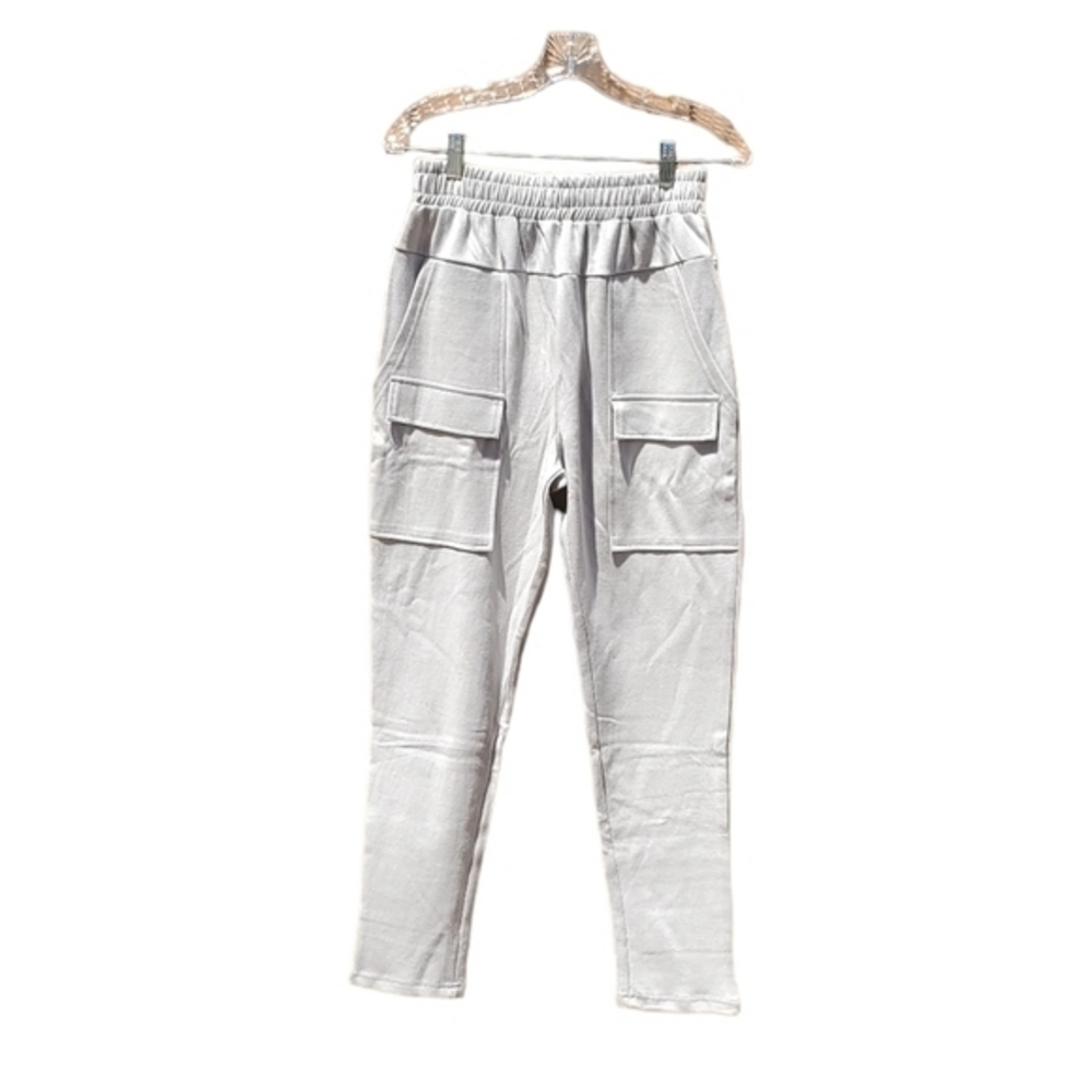 Hibluco Stretch Soft Gray Lounge Casual Sweatpants Small NWT‎